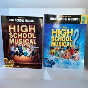 Disney High School Musical & High School Musical 2 Piano Songbooks